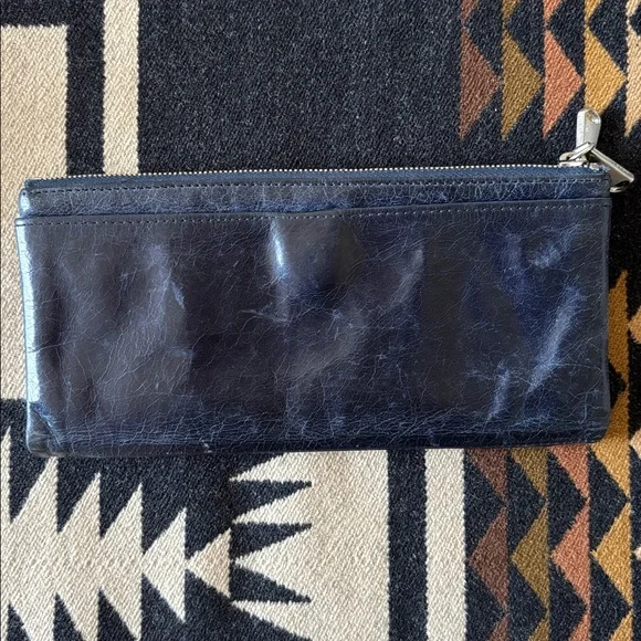 Hobo Navy Leather Wallet - Picture 2 of 4
